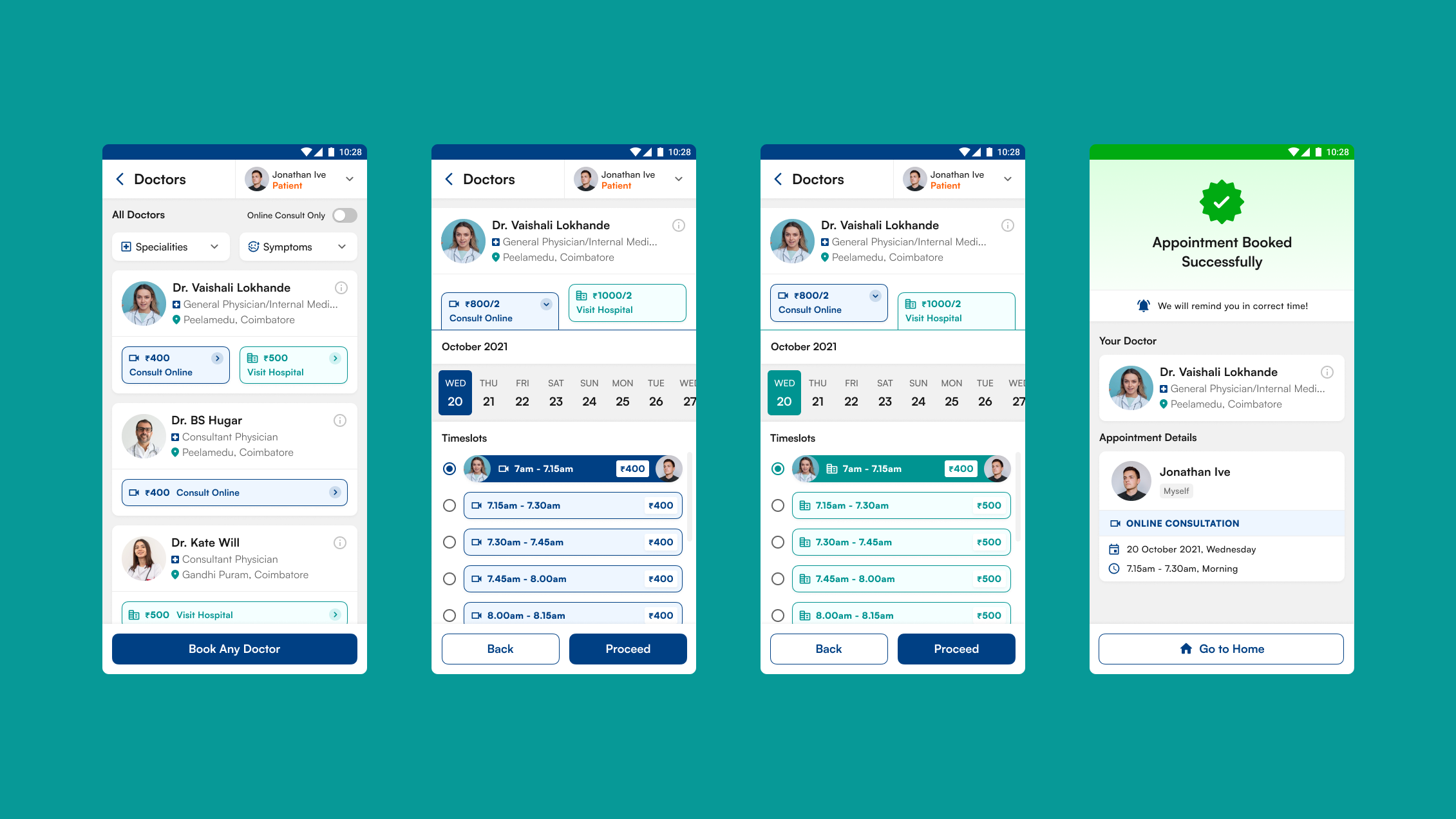 HealthCare Appointment System Cover